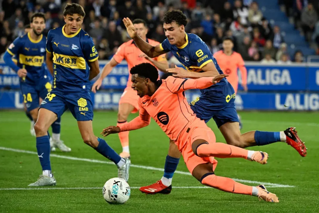 Alaves End Champions Barca’s Bid For 100-Point Record